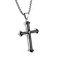 Collier Croix du Notre Père pour homme