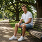 🔥50 % DE RÉDUCTION  💨Short en jean décontracté à la coupe ample pour homme👖