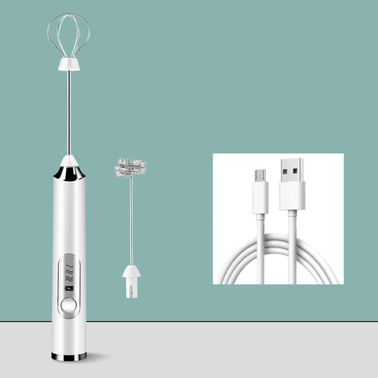 ☕✨ PROMO FLASH -50% ! Mini Mousseur Électrique Portable 3 Vitesses – Moteur Silencieux, Fouet Inox 304, Corps ABS, Charge USB Type-C, 2 Coloris, Idéal Cappuccino & Latte 🔥