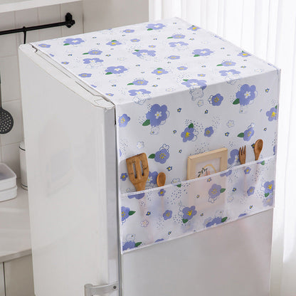 🧊 Soldes 2026 — Plus de 31 000 vendus ! 🛍️ Housse Frigo PEVA Imperméable avec Poches de Rangement
