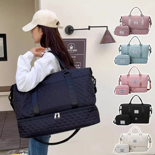 Sac de Voyage Grande Capacité ✅ Compartiments Sec & Humide | Sport, Week-end et Loisirs 👜 50 % De Réduction 🔥
