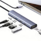 🔌 50% DE RÉDUCTION! 💻 Hub USB-C 5-en-1 portable – HDMI 4K, transfert haut débit & recharge 100W PD – Design aluminium fin & robuste pour le bureau ou les voyages ⚡