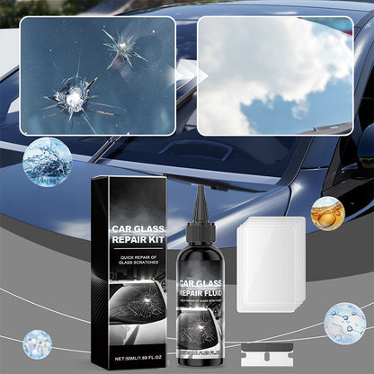 💫 ACHETEZ 3, OBTENEZ 2 GRATUITS! 🚗 Kit de réparation rapide pour bris de glace – Résine haute performance, facile à utiliser & résultats invisibles – Idéal pour fissures et impacts sur pare-brise 🔧
