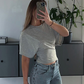 T-shirt chic d'été pour femme, coupe ajustée à la taille