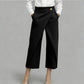 Pantalon court décontracté en patchwork pour femme