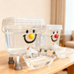 📢⏰🐾 PROMO -50% ! Distributeur d'Eau pour Animaux Grande Capacité – 3L ou 5L, Système Gravité, Transparent, Sans Électricité, Facile à Nettoyer (Nez Rouge/Jaune)