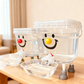 📢⏰🐾 PROMO -50% ! Distributeur d'Eau pour Animaux Grande Capacité – 3L ou 5L, Système Gravité, Transparent, Sans Électricité, Facile à Nettoyer (Nez Rouge/Jaune)