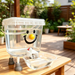 📢⏰🐾 PROMO -50% ! Distributeur d'Eau pour Animaux Grande Capacité – 3L ou 5L, Système Gravité, Transparent, Sans Électricité, Facile à Nettoyer (Nez Rouge/Jaune)