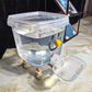 📢⏰🐾 PROMO -50% ! Distributeur d'Eau pour Animaux Grande Capacité – 3L ou 5L, Système Gravité, Transparent, Sans Électricité, Facile à Nettoyer (Nez Rouge/Jaune)