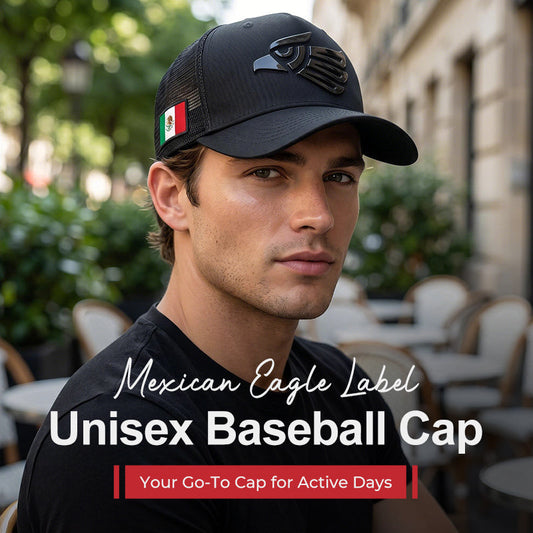 Casquette de baseball unisexe avec l'étiquette « Mexican Eagle »