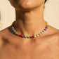💎 PROMO LIMITÉE 50% DE RÉDUCTION ! ✨ Collier de Perles Œil-de-chat Arc-en-ciel – Chatoyant, Léger & Design Chic 🌈