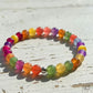 💎 PROMO LIMITÉE 50% DE RÉDUCTION ! ✨ Collier de Perles Œil-de-chat Arc-en-ciel – Chatoyant, Léger & Design Chic 🌈
