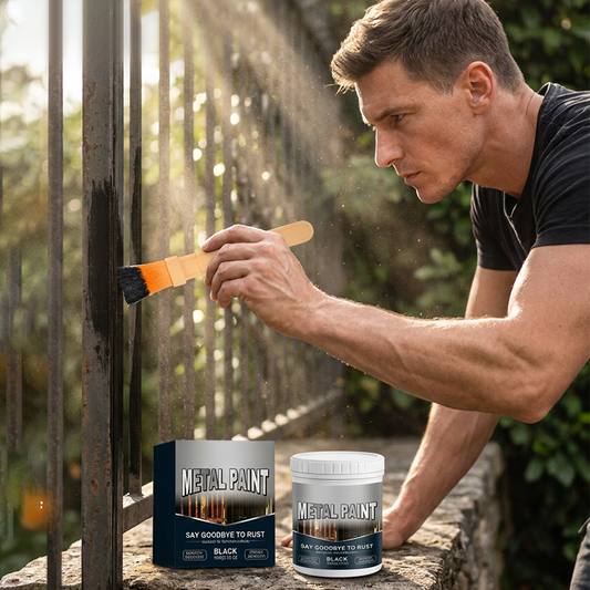 Peinture métal noire anti-rouille durable