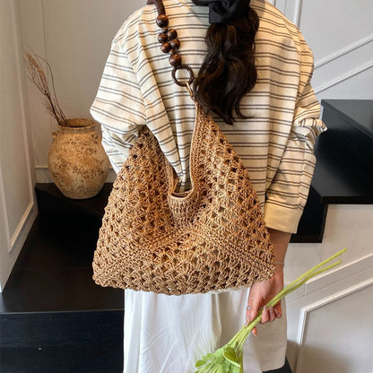📢📢50 % DE RÉDUCTION !! ⏰Sac fourre-tout tissé artisanal avec doublure intérieure