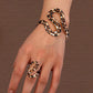 Ensemble de bijoux imprimé léopard pour femme