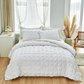 📢⏰🛏️ DERNIER JOUR – PROMO -50% ! Ensemble de Housse de Couette 3 Pièces – Texture Plissée, 6 Couleurs, 7 Tailles, Lavable en Machine