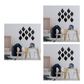 Stickers muraux miroir en acrylique en forme de goutte d'eau - Lot de 10