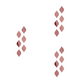 Stickers muraux miroir en acrylique en forme de goutte d'eau - Lot de 10