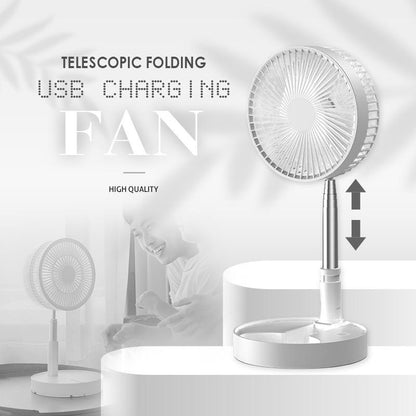 Ventilateur télescopique pliable rechargeable par USB