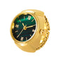 Montre bague ronde à quartz créative