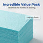 🧽 Lingettes nettoyantes multi-surfaces – Dissolution instantanée dans l'eau, élimination puissante des taches – Sûres pour tous les sols (parquet, carrelage, stratifié) – Brillant sans traces – 120 lingettes 🌟