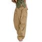 Pantalon lanterne ample à plis