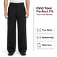 👖✨ PROMO -50% ! Pantalon de Costume Homme Classique – Jambes Larges, Tissu Respirant Anti-Froissé, 6 Tailles (S-3XL), Noir