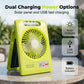 🌬️ Ventilateur solaire 2-en-1 & Lanterne - Batterie externe portable, pliable. -50% + Livraison gratuite !
