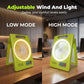 🌬️ Ventilateur solaire 2-en-1 & Lanterne - Batterie externe portable, pliable. -50% + Livraison gratuite !