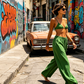 Pantalon Large Décontracté pour Femme