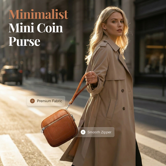 🔥 50% DE RÉDUCTION TANT QUE LES STOCKS DURENT ! 🎉 Mini porte-monnaie minimaliste avec dragonne