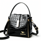 📢📢50 % DE RÉDUCTION !! ⏰ Sac à Main Croco Brillant – Élégant, Structure, Polyvalent 💎