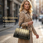 Sac cartable dégradé brillant pour femme