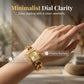 Montre bracelet à cadran carré pour femme