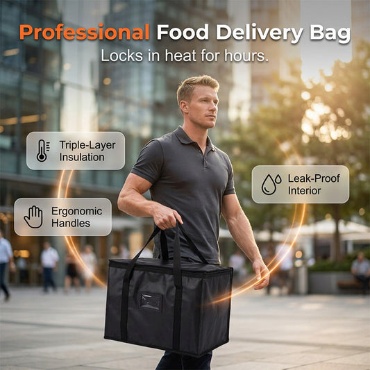 🧊 Sac Isotherme Grande Capacité – Non Tissé & Aluminium – Imperméable & Multicouche for Livraison & Pique-Nique