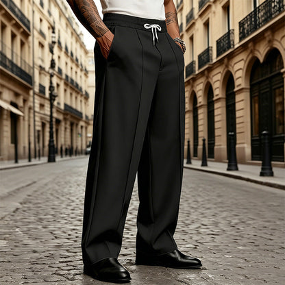 Pantalon de costume large moderne pour homme