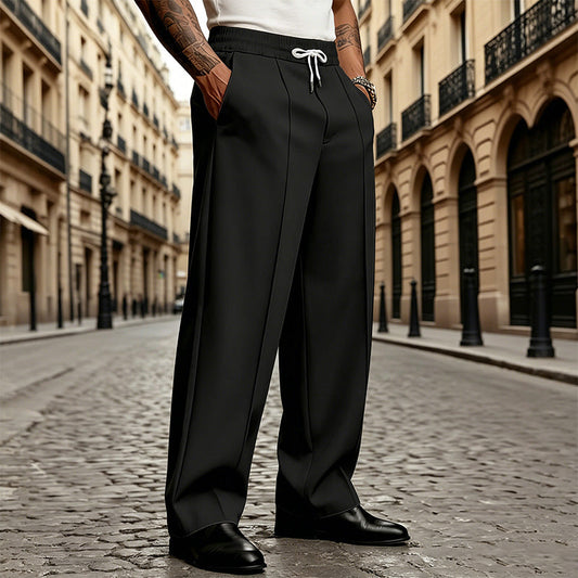 Pantalon de costume large moderne pour homme