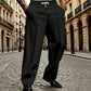 Pantalon de costume large moderne pour homme