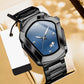 ⏳PROMO LIMITÉE 50%⌚Montre Homme Quartz Cadran Losange – Acier Inoxydable, Cadran Dégradé, 8 Combinaisons, Style Unique & Élégant✨