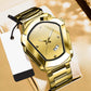 ⏳PROMO LIMITÉE 50%⌚Montre Homme Quartz Cadran Losange – Acier Inoxydable, Cadran Dégradé, 8 Combinaisons, Style Unique & Élégant✨