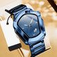 ⏳PROMO LIMITÉE 50%⌚Montre Homme Quartz Cadran Losange – Acier Inoxydable, Cadran Dégradé, 8 Combinaisons, Style Unique & Élégant✨