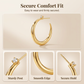 Boucles d'Oreilles Créoles Effilées Chic pour Femme
