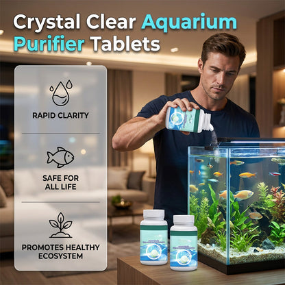 ✅ Comprimés Effervescents pour Aquarium Eau Cristalline