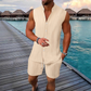Ensemble 2 Pièces Été pour Homme - Top Sans Manches & Short