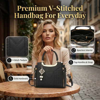 Sac À Main Élégant pour Femme avec Poignées et Bandoulière 🌸 Port À La Main ou Épaule – Style Instantané Pour Toute Tenue ✨