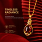 Collier Élégant Trèfle À Quatre Feuilles Larme