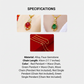 Collier Élégant Trèfle À Quatre Feuilles Larme