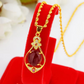 Collier Élégant Trèfle À Quatre Feuilles Larme