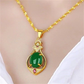 Collier Élégant Trèfle À Quatre Feuilles Larme