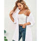 🧥 OFFRE LIMITÉE -50% ! ✨ Cardigan Ouvert Grande Taille pour Femme – Léger, Mi-Long, Manches À Moitié 🍁